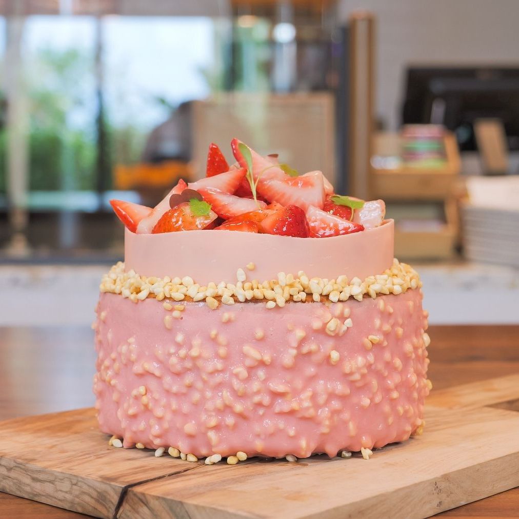 slow baked strawberry